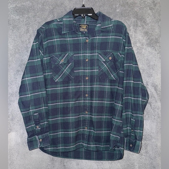 Jachs Other - Jachs Plaid Button-Down Heritage Flannel Shirt Size Large